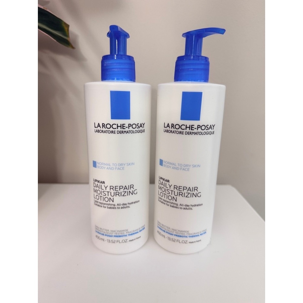 La Roche-Posay Lipikar Lotion Unisex 2x 400ml‎ White Moisturizer NWT